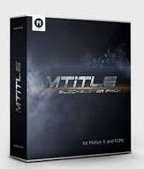 Motionvfx mtitle blockbuster pack