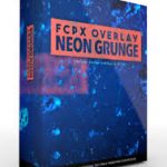 Pixel film studios fcpx overlay neon grunge for fcpx icon