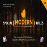 Special Modern Titles Pack for Final Cut Pro