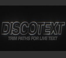 Discotext for After Effects MacOS