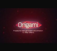 Aescripts Origami for After Effects