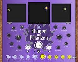 Faded Instruments Blumen und Pflanzen