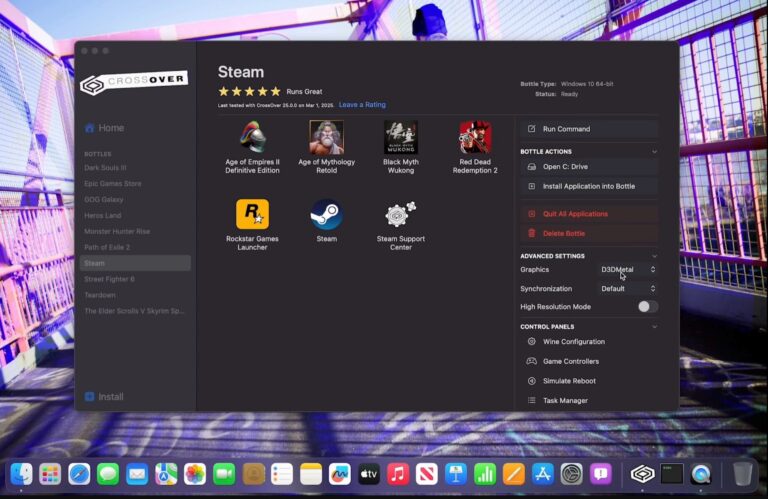 CrossOver 26.1.0 for Mac — download page