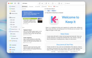 Keep It 2.8.7 for Mac — Notes & Document Organizer