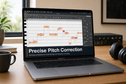 Celemony Melodyne for Mac — Free Download — running on MacBook (01)
